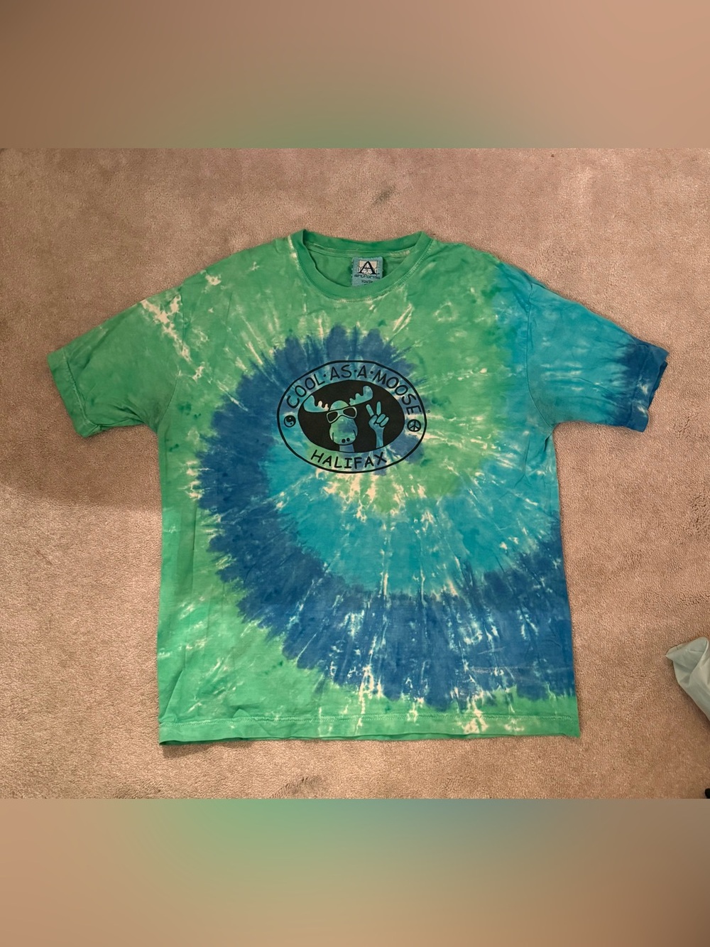 Cool As A Moose Halifax Tie Die T-Shirt - Youth XL or adult small